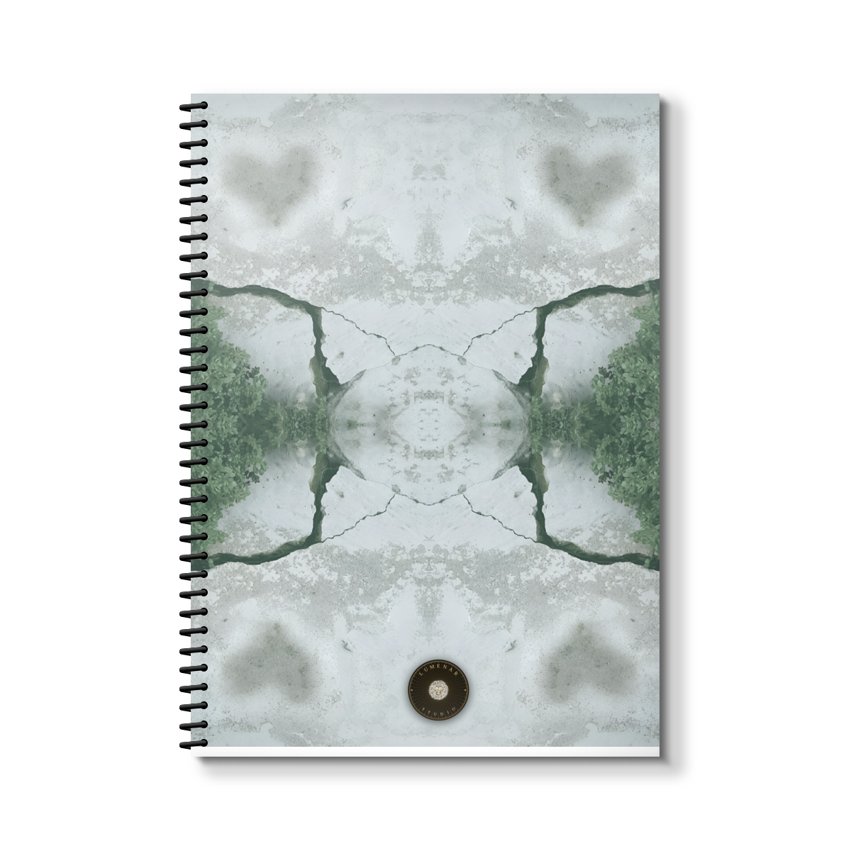 Caderno Coração na Parede | Realidade Psicodélica