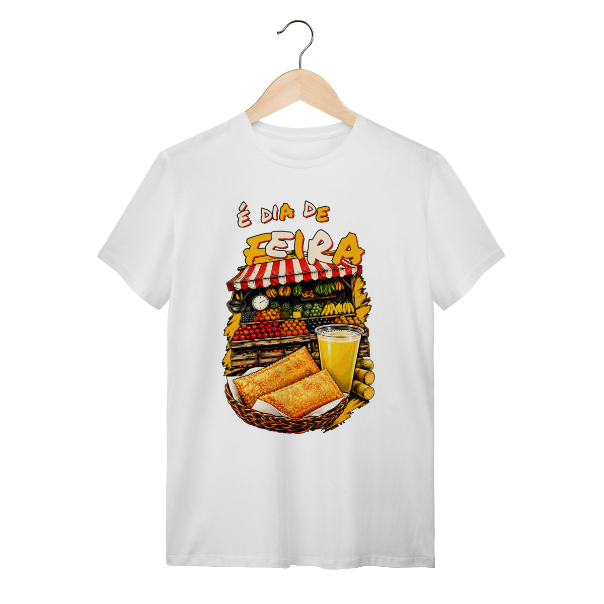 É dia de feira — Camiseta Quality