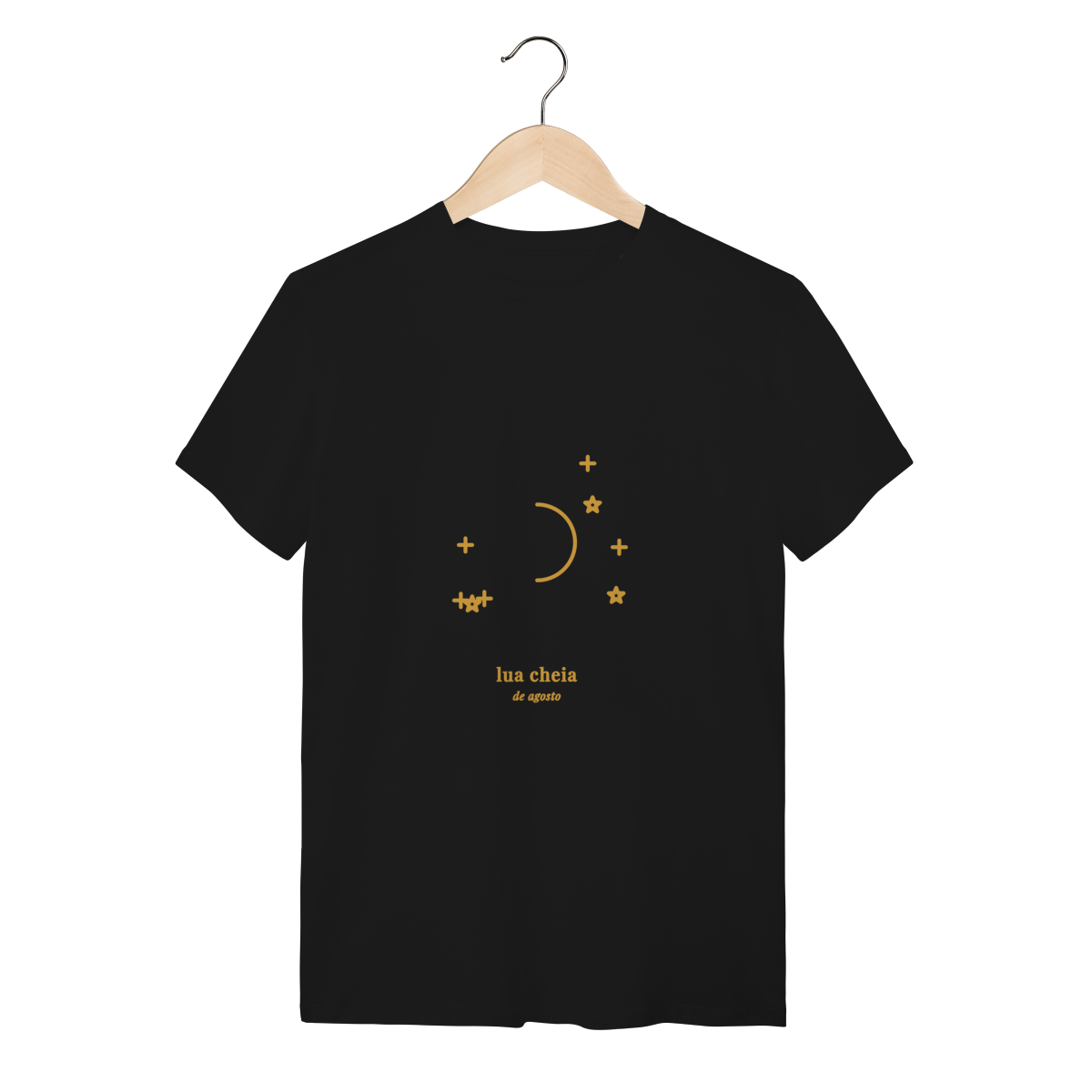 Lua cheia de agosto — Camiseta Quality