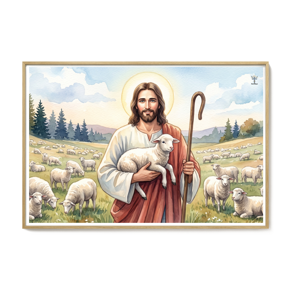 Quadro de Jesus Cristo: o bom Pastor