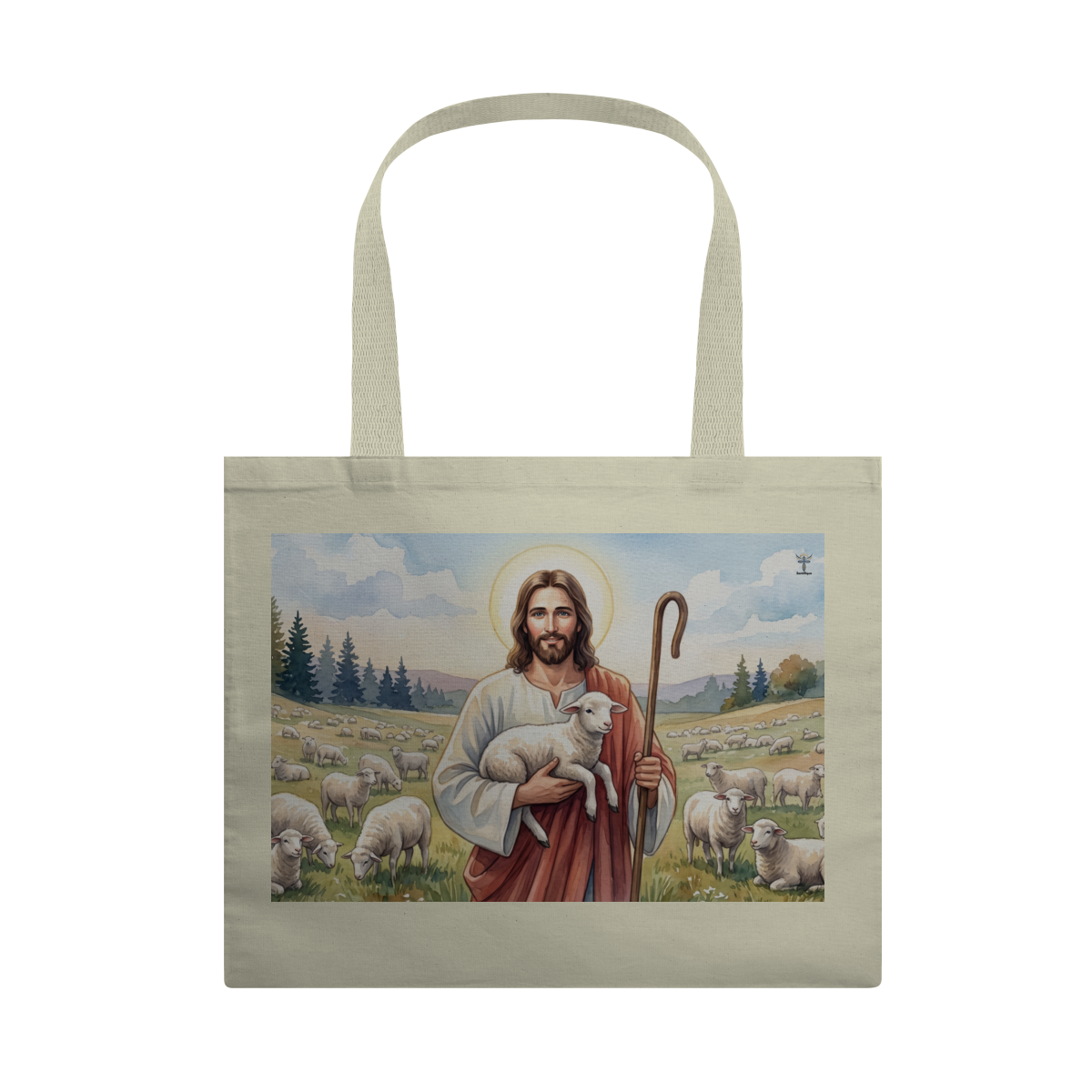 Ecobag Jesus: o bom Pastor