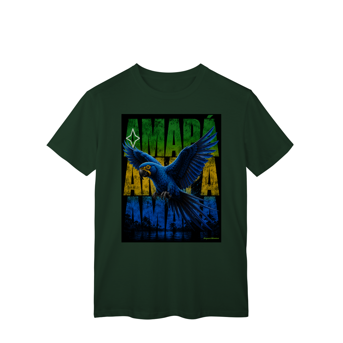 Camisa Arara Azul - Amazônia Viva