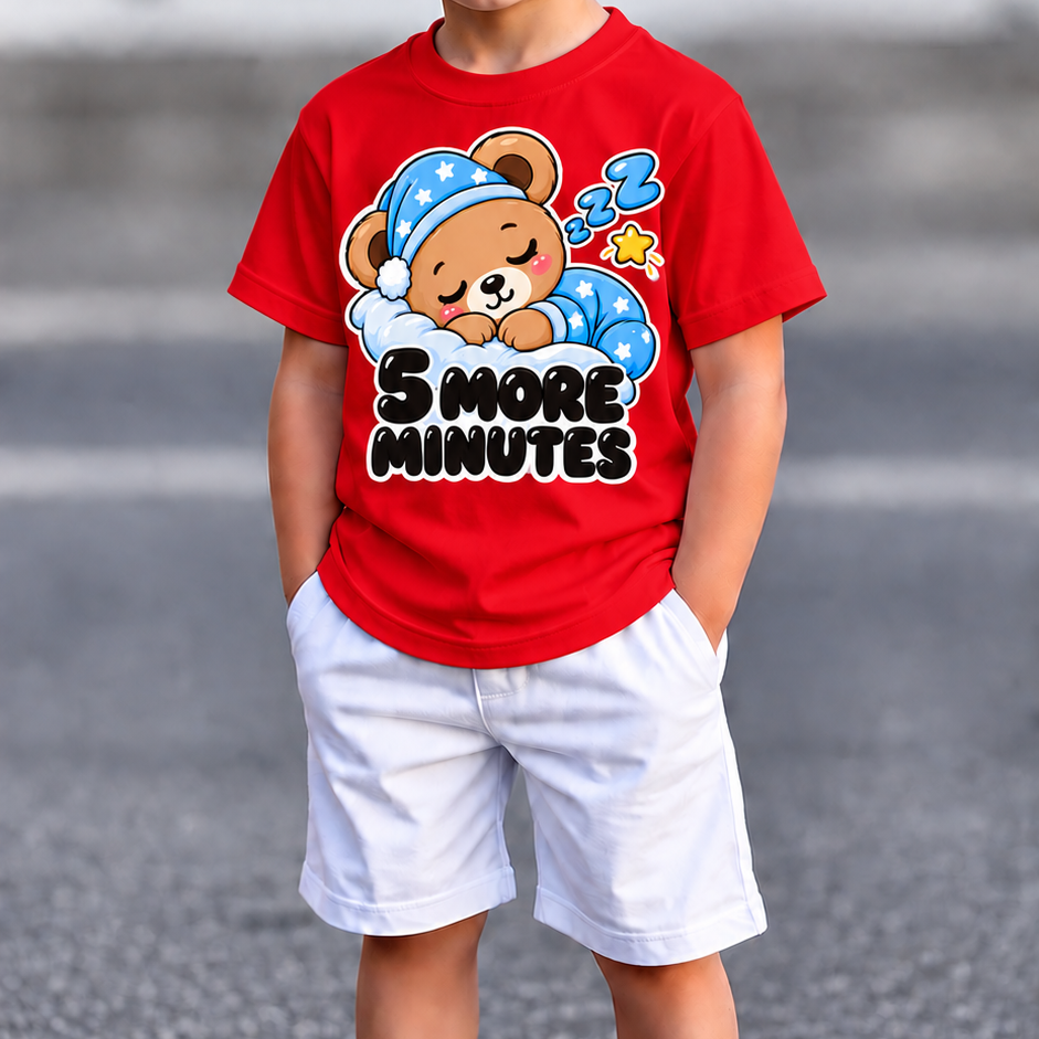 Camiseta - 5 More Minutes