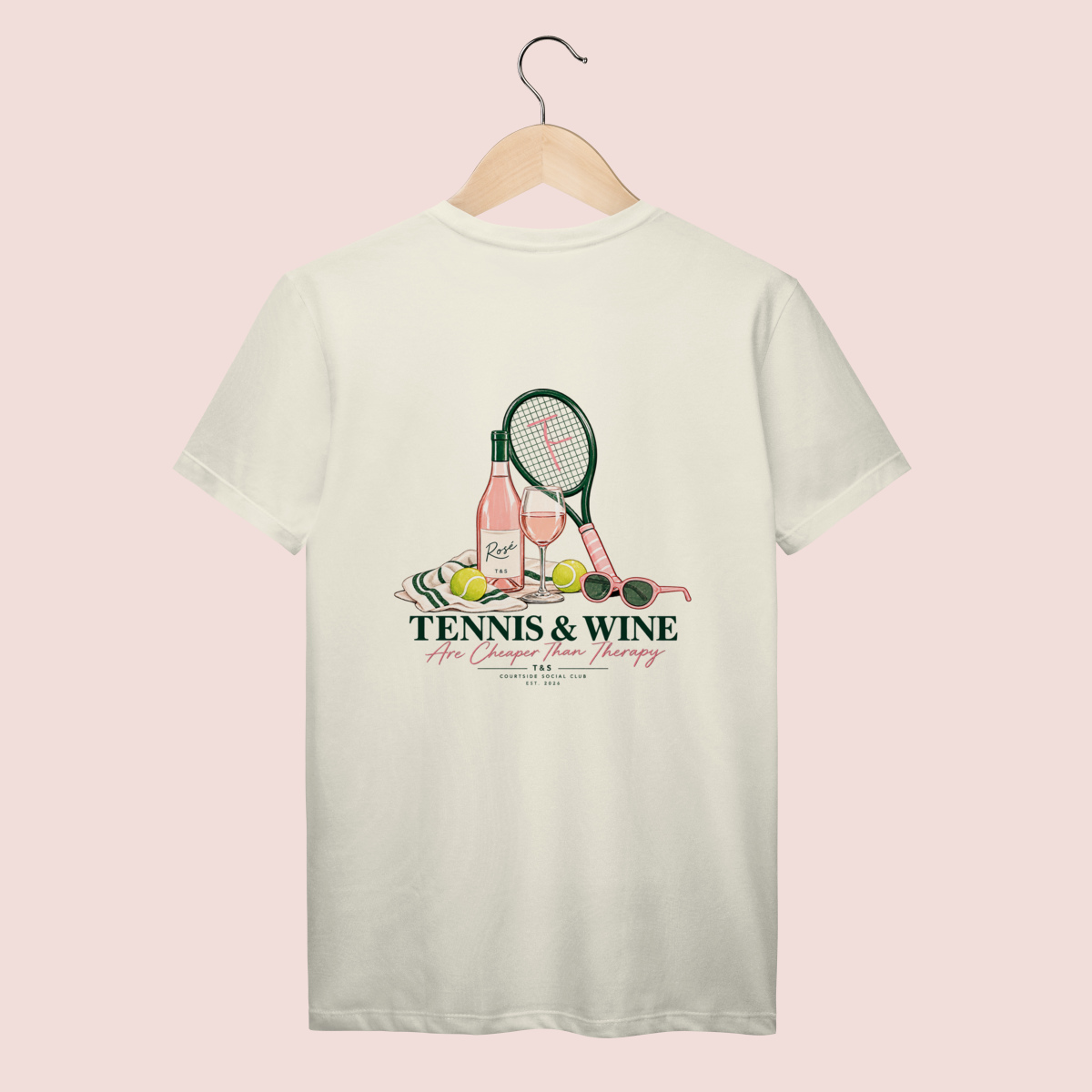 T-Shirt Prime Tennis & Wine – T&S