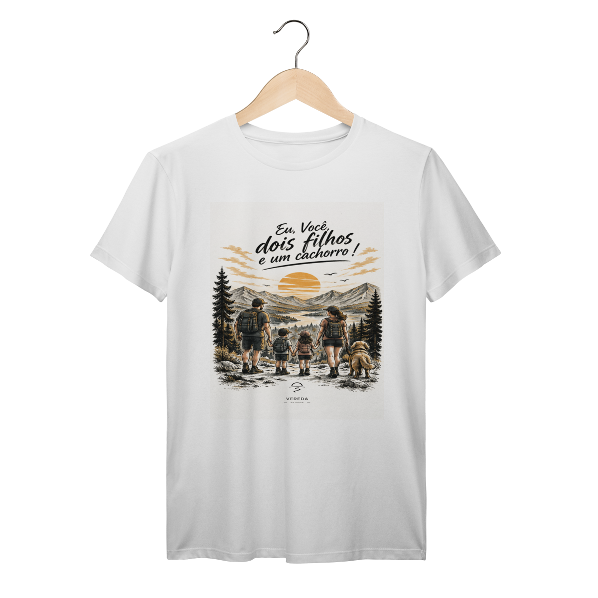 Camiseta Eu, Você, Casal de Filhos e o Caminho — STORIES