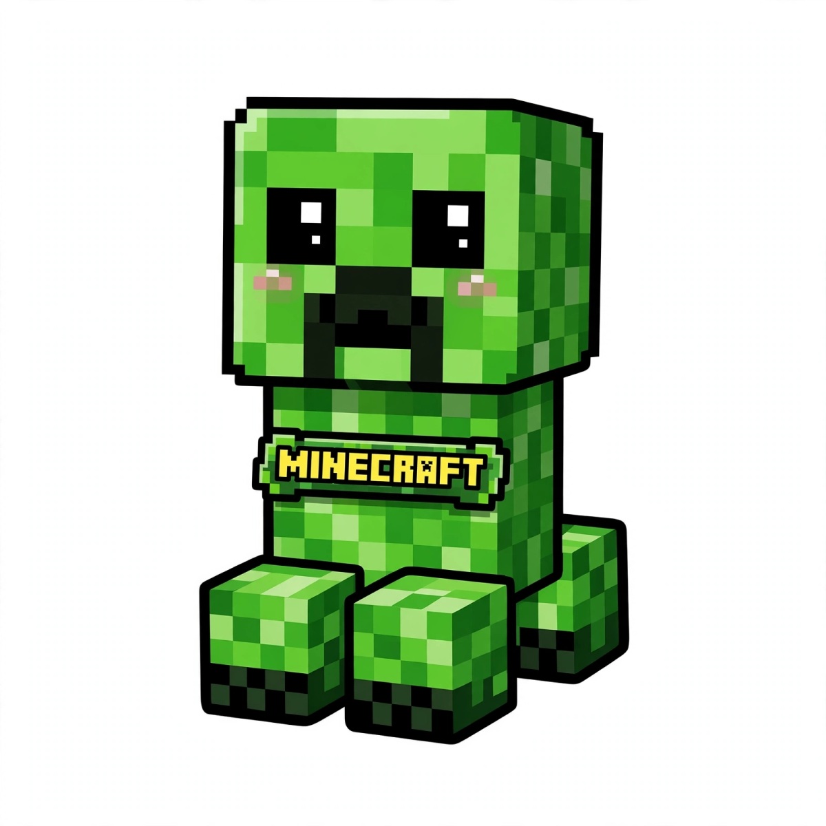 Caneca Minecraft baby fofinho 
