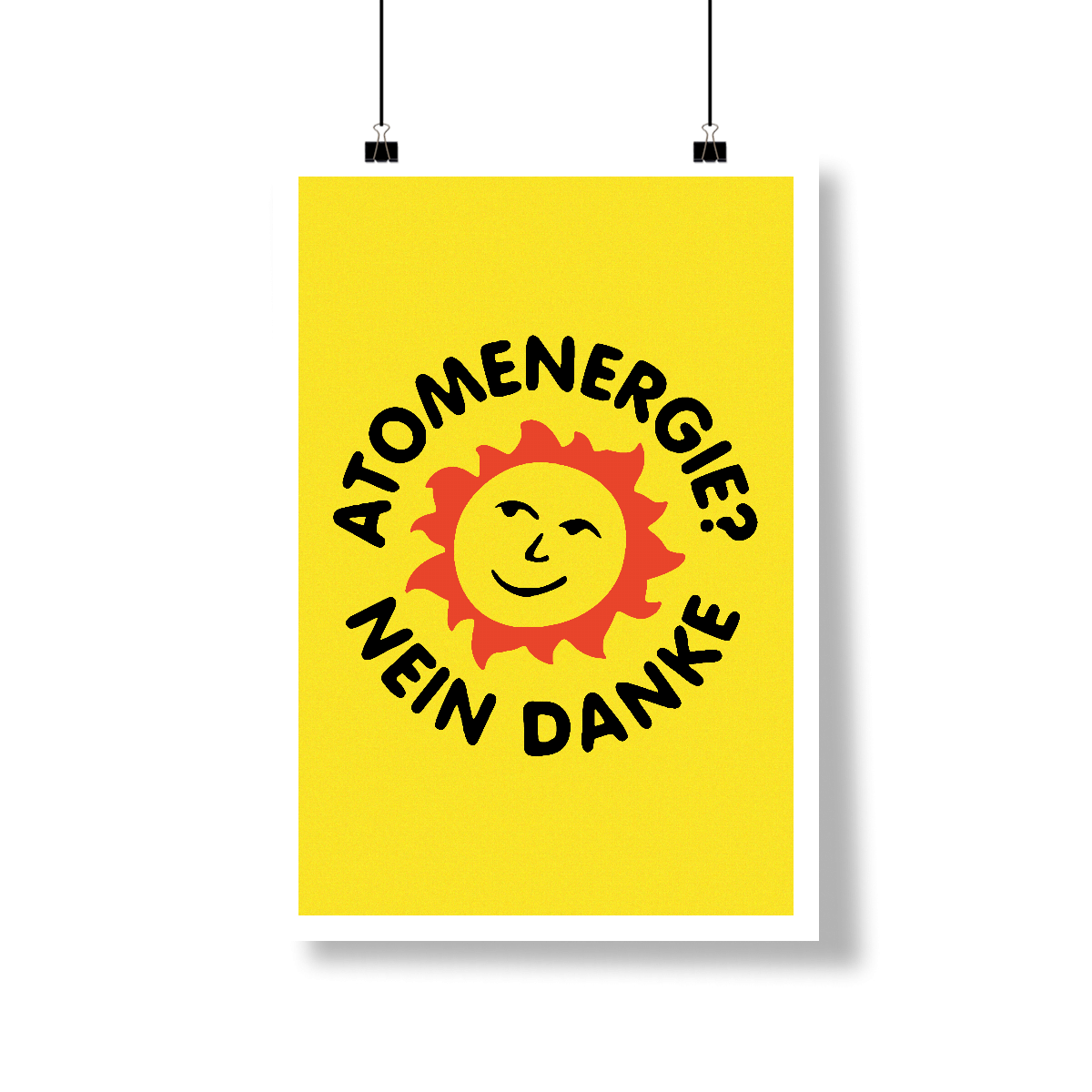 Nome do produto: [Pôster] ATOMENERGIE? NEIN DANKE