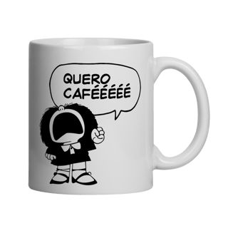 Nome do produto[Caneca] QUERO CAFÉ