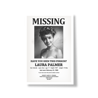 Nome do produto [Pôster] MISSING LAURA PALMER