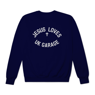 Nome do produto[Moletom Premium] JESUS LOVES UK GARAGE