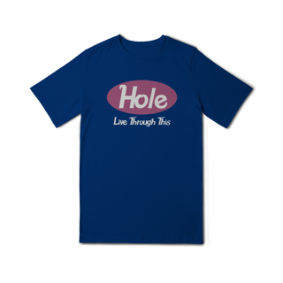 Nome do produto[Baby Tee] HOLE / LIVE THROUGH THIS