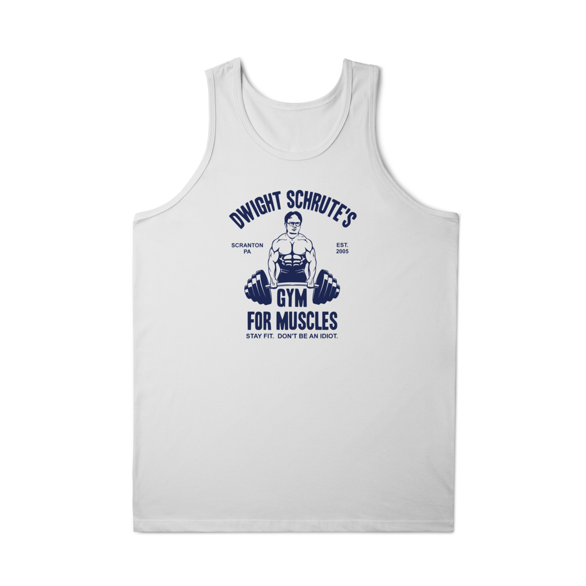 Nome do produto: [Regata] DWIGHT SCHRUTE\'S GYM FOR MUSCLES