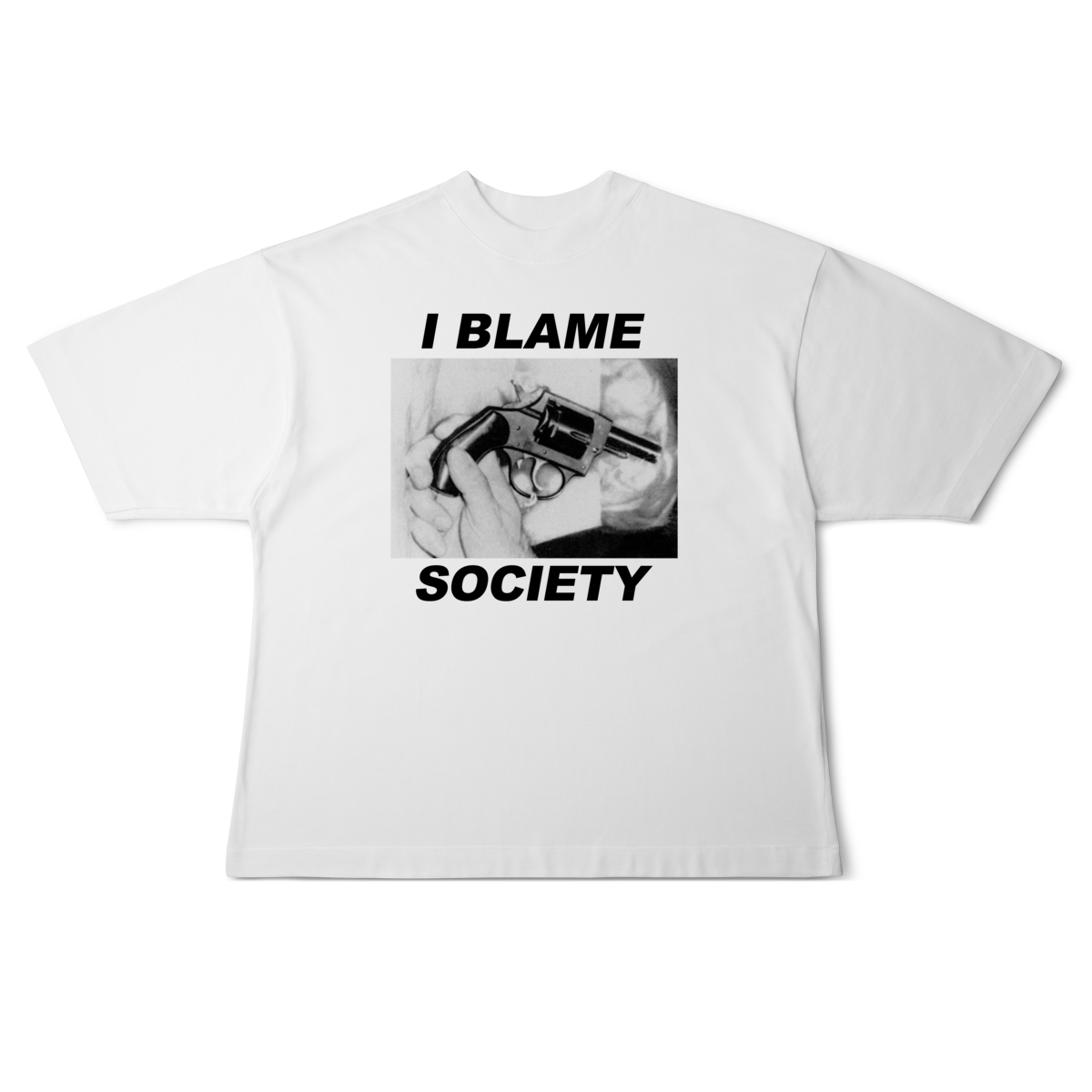 Nome do produto: [Oversized] I BLAME SOCIETY