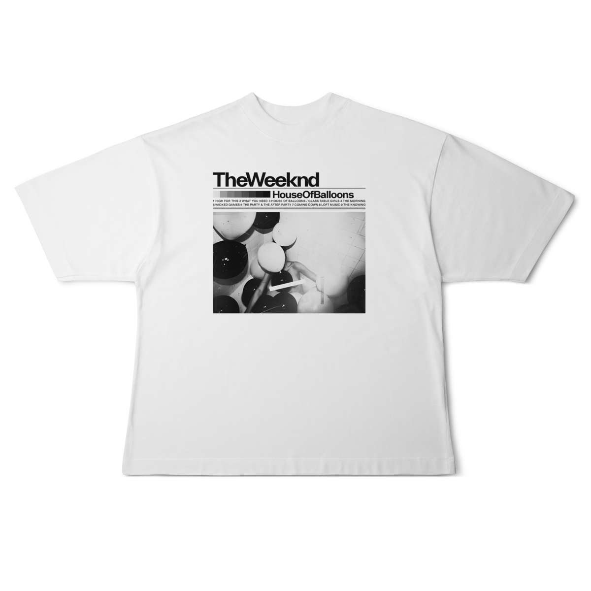 Nome do produto: [Oversized] THE WEEKND / HOUSE OF BALLOONS