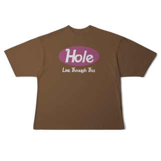 Nome do produto[Oversized] HOLE / LIVE THROUGH THIS