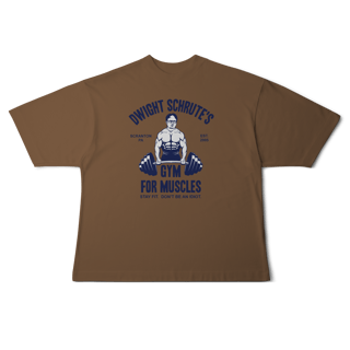 Nome do produto[Oversized] DWIGHT SCHRUTE'S GYM FOR MUSCLES