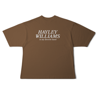 Nome do produto[Oversized] HAYLEY WILLIAMS IS MY FAVORITE BAND