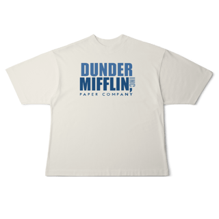 Nome do produto[Oversized] DUNDLER MIFFLIN / THE OFFICE