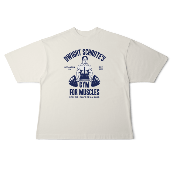 [Oversized] DWIGHT SCHRUTE'S GYM FOR MUSCLES