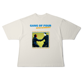 Nome do produto[Oversized] GANG OF FOUR / ENTERTAINMENT!