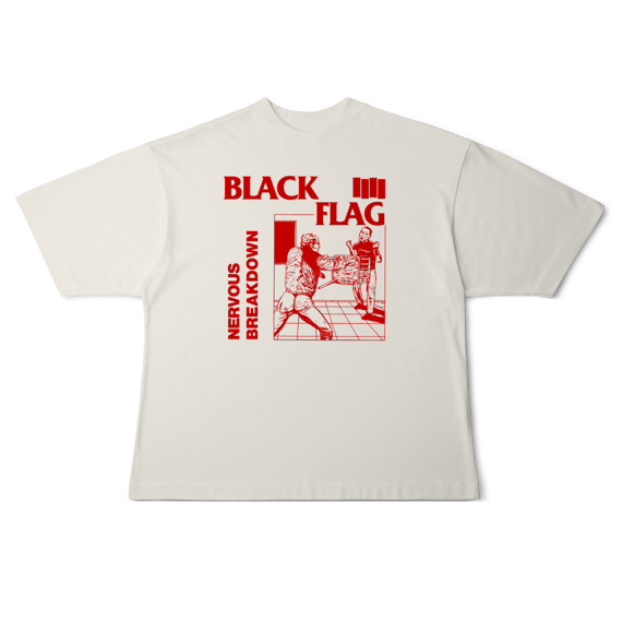 [Oversized] BLACK FLAG / NERVOUS BREAKDOWN