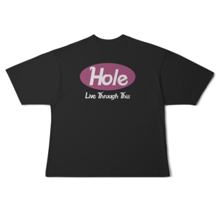 Nome do produto[Oversized] HOLE / LIVE THROUGH THIS
