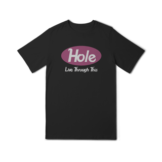 Nome do produto[Baby Tee] HOLE / LIVE THROUGH THIS