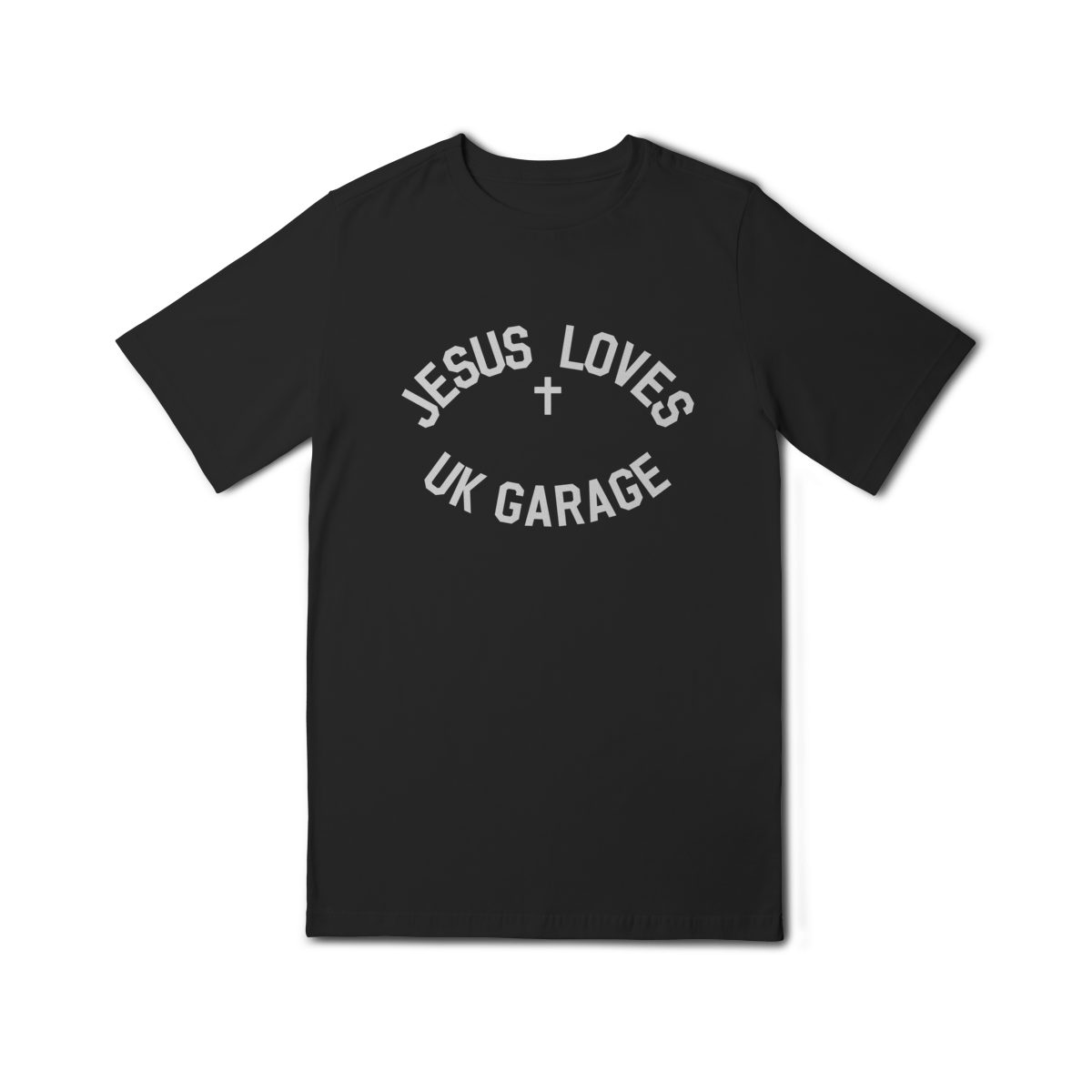 Nome do produto: [Baby Tee] JESUS LOVES UK GARAGE