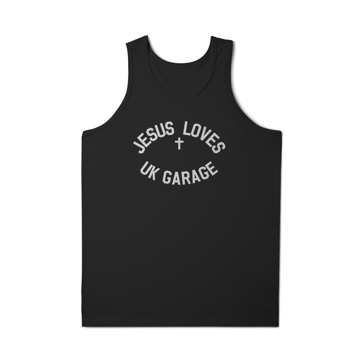 Nome do produto: [Regata] JESUS LOVES UK GARAGE