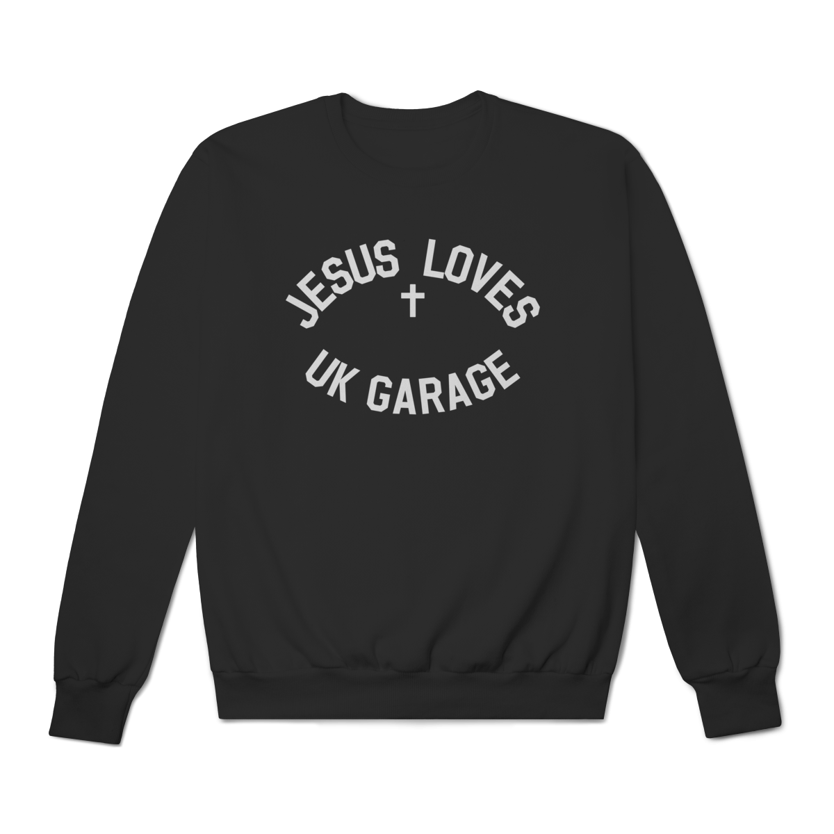 Nome do produto: [Moletom Premium] JESUS LOVES UK GARAGE