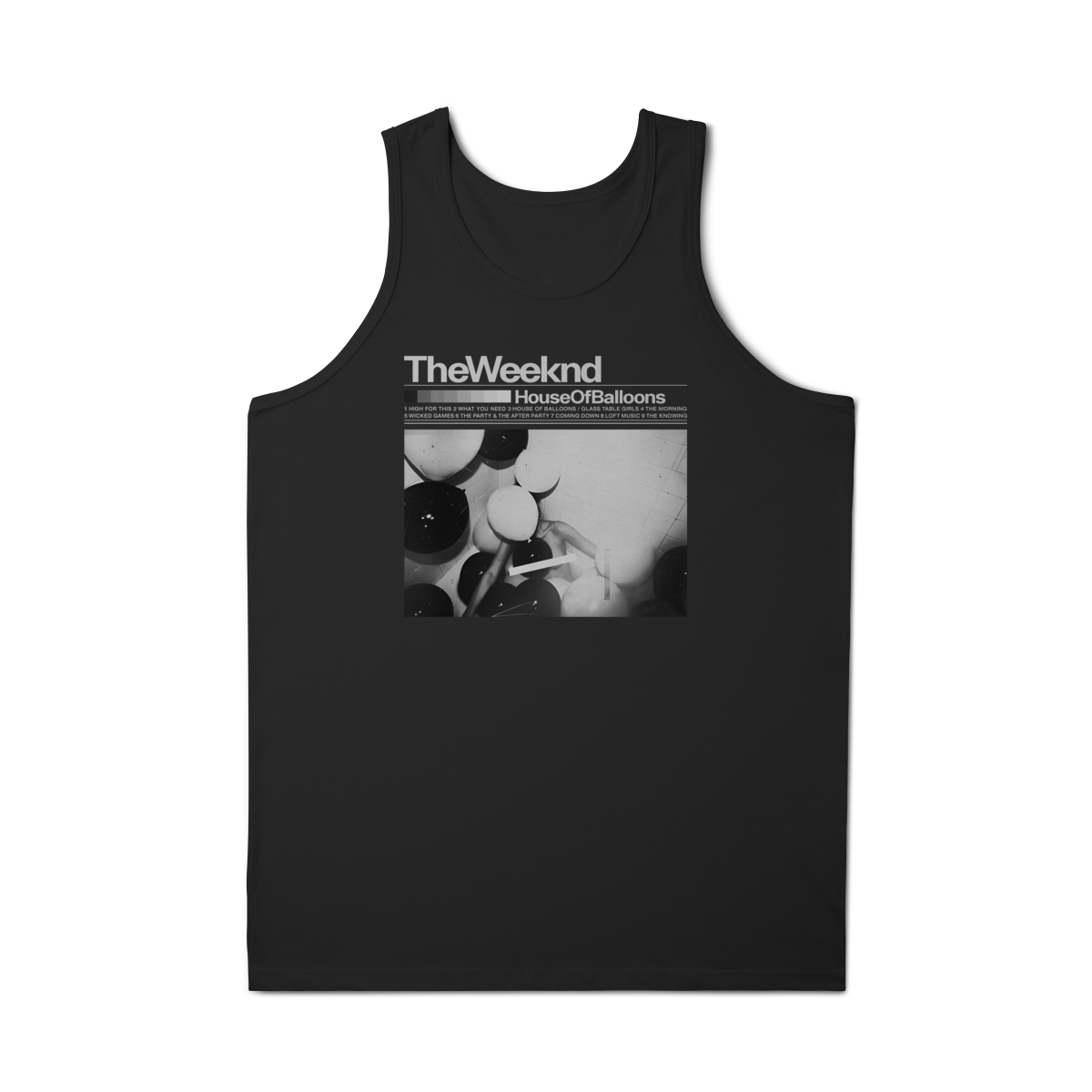 Nome do produto: [Regata] THE WEEKND / HOUSE OF BALLOONS