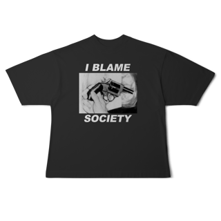 Nome do produto[Oversized] I BLAME SOCIETY