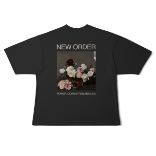 Nome do produto[Oversized] NEW ORDER / POWER, CORRUPTION AND LIES
