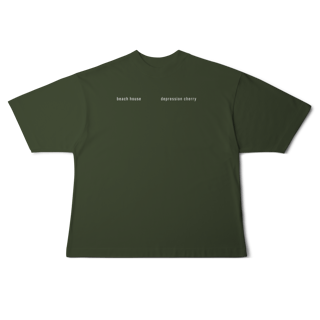 Nome do produto[Oversized] BEACH HOUSE / DEPRESSION CHERRY