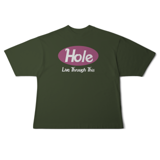 Nome do produto[Oversized] HOLE / LIVE THROUGH THIS