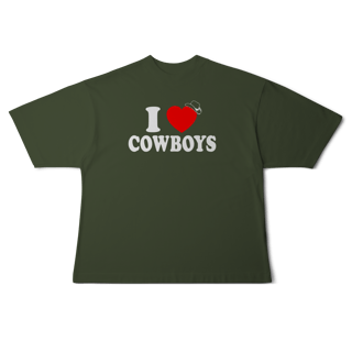 Nome do produto[Oversized] I LOVE COWBOYS