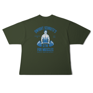 Nome do produto[Oversized] DWIGHT SCHRUTE'S GYM FOR MUSCLES