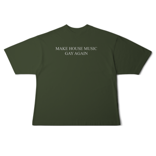 Nome do produto[Oversized] MAKE HOUSE MUSIC GAY AGAIN