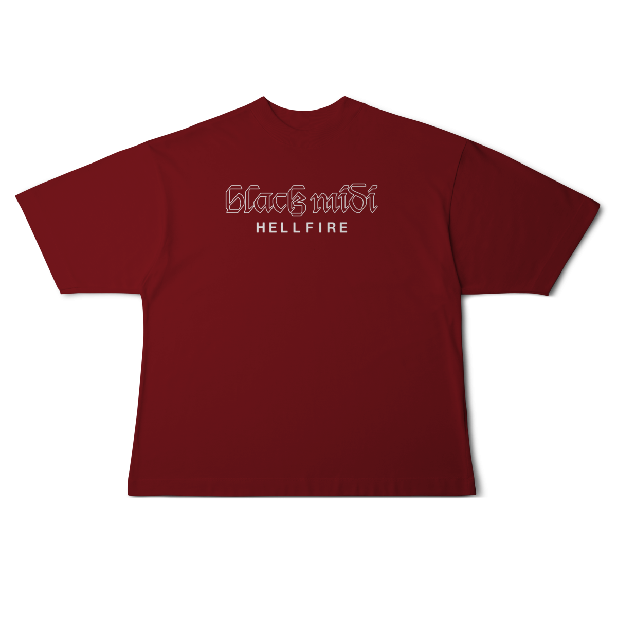 Nome do produto: [Oversized] BLACK MIDI / HELLFIRE