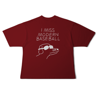 Nome do produto[Oversized] I MISS MODERN BASEBALL