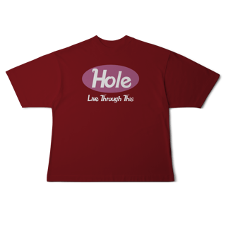 Nome do produto[Oversized] HOLE / LIVE THROUGH THIS