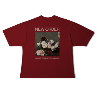 Nome do produto[Oversized] NEW ORDER / POWER, CORRUPTION AND LIES