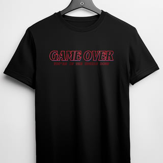 Nome do produto Camiseta - Game Over
