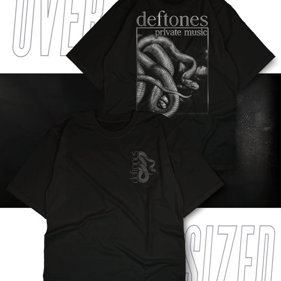 Oversized Unissex - Deftones - Private Music