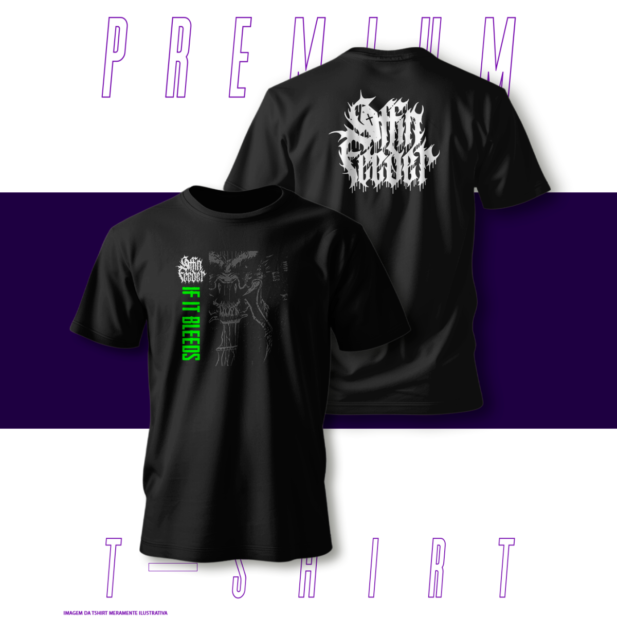 Nome do produto: Camiseta Premium - Coffin Feeder