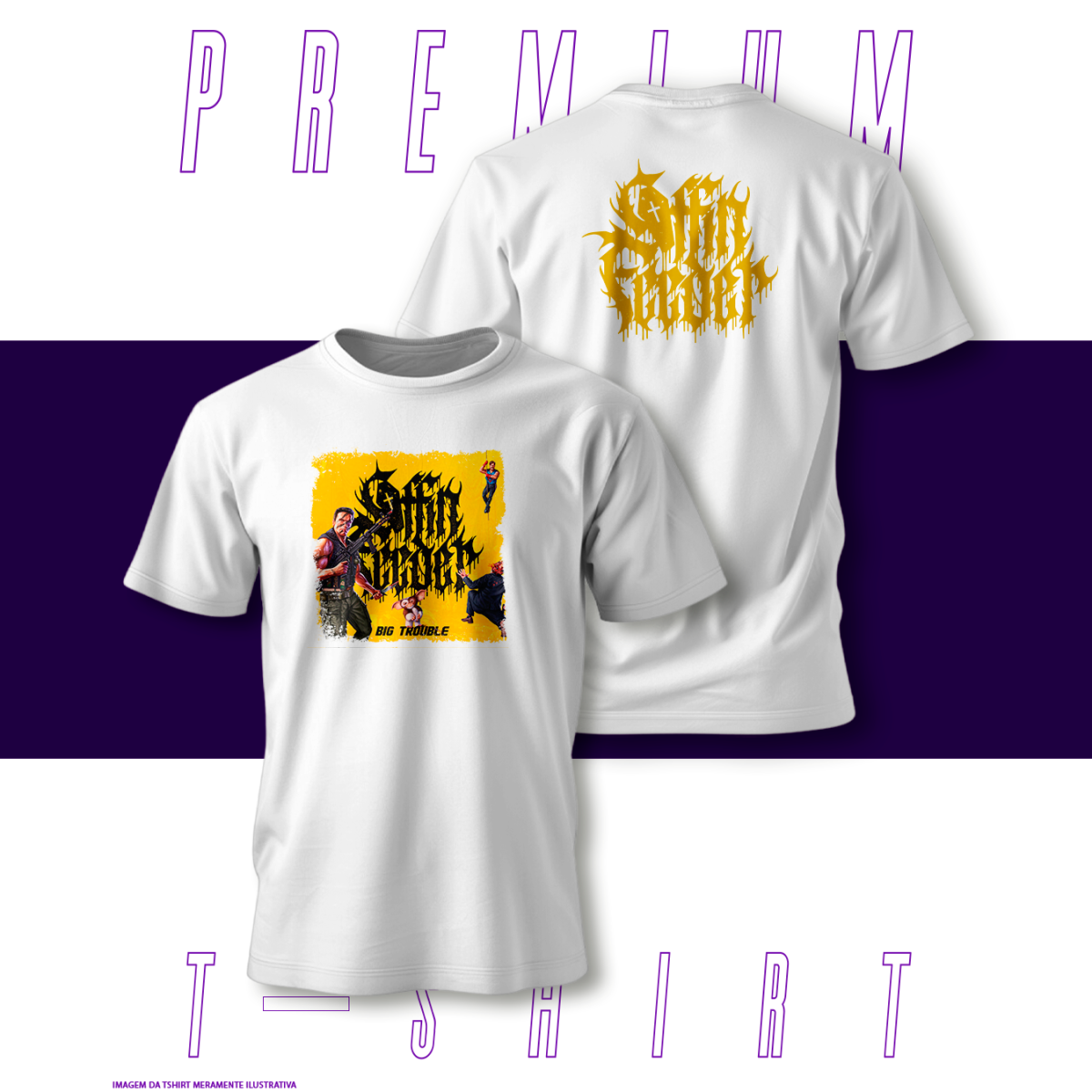 Nome do produto: Camiseta Premium - Coffin Feeder