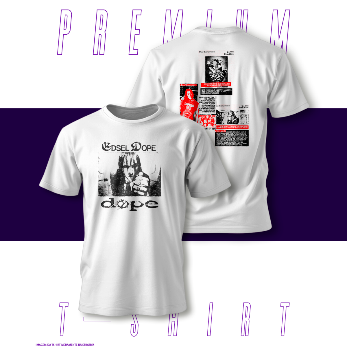Nome do produto: Camiseta Premium - Dope