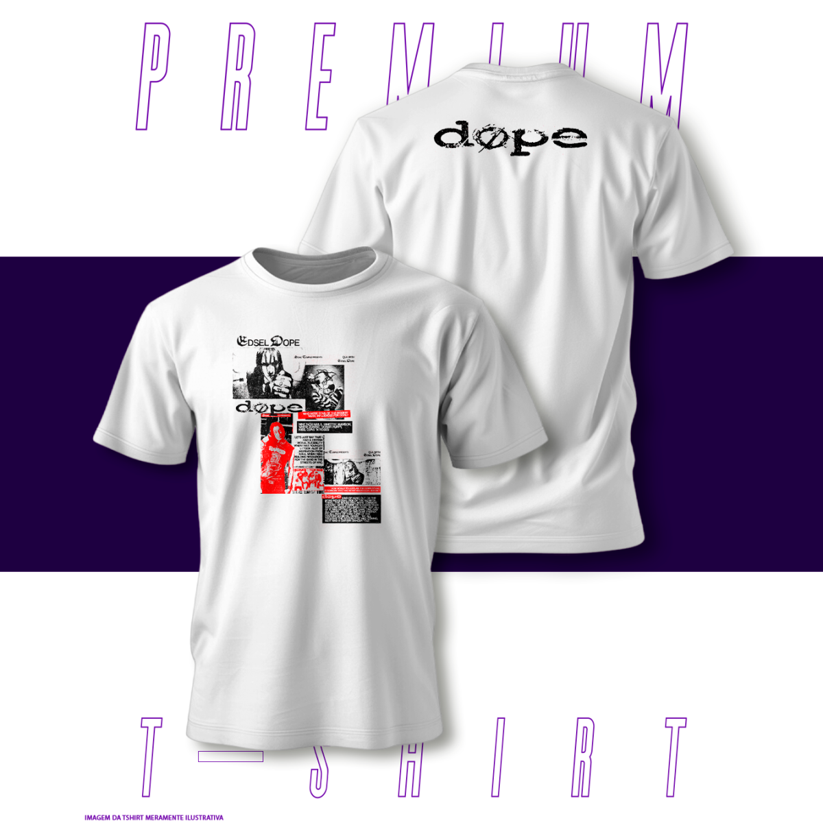 Nome do produto: Camiseta Premium - Dope