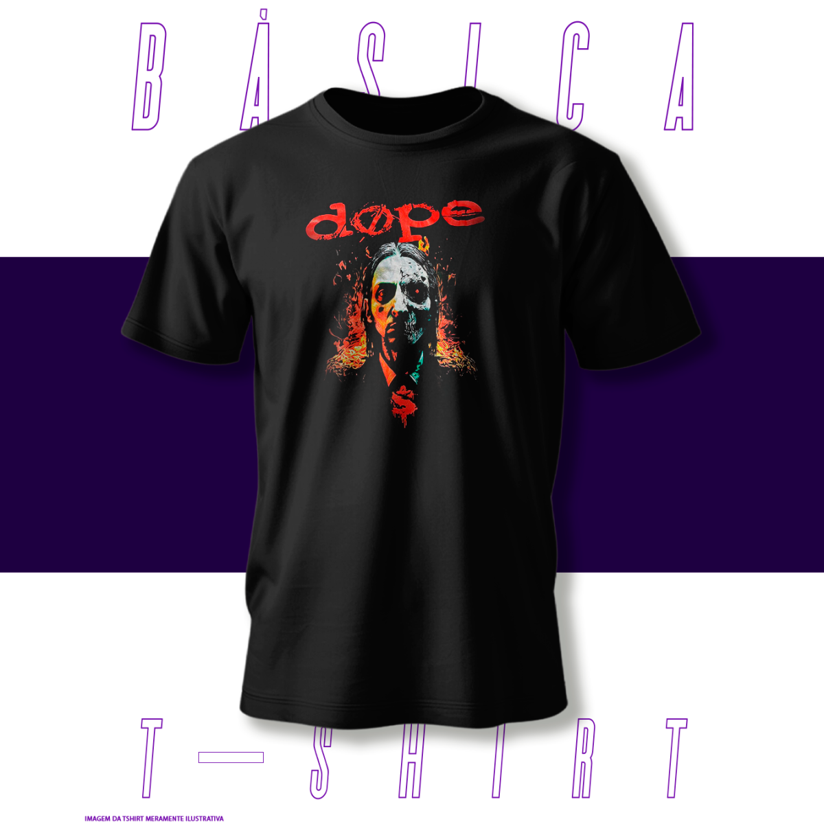 Nome do produto: Camiseta Básica - Dope