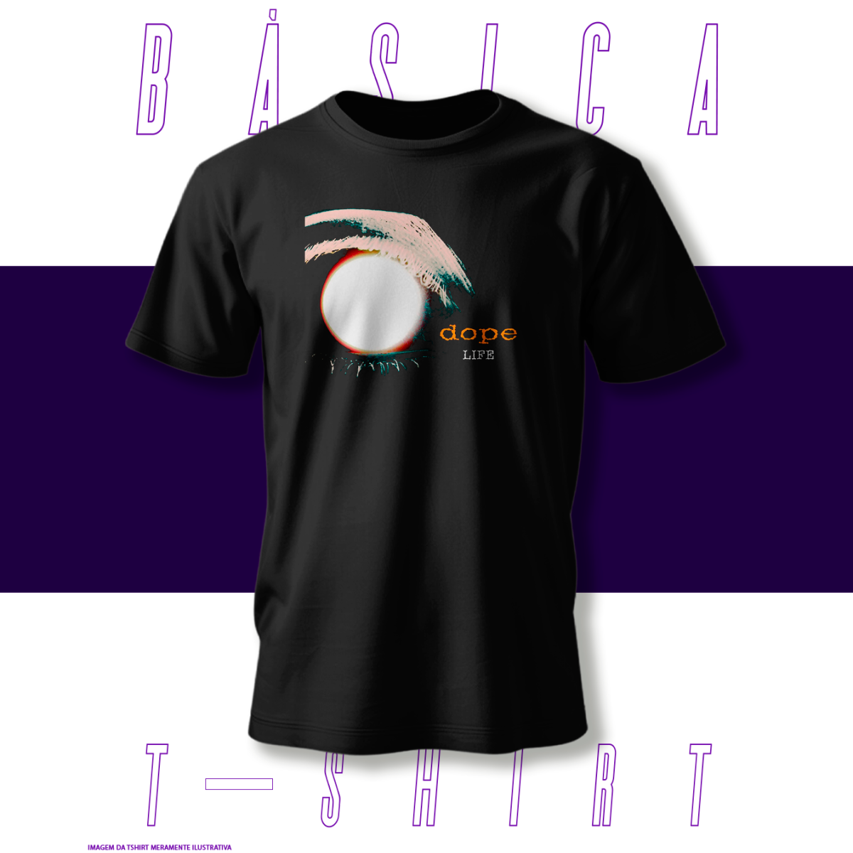 Nome do produto: Camiseta Básica - Dope